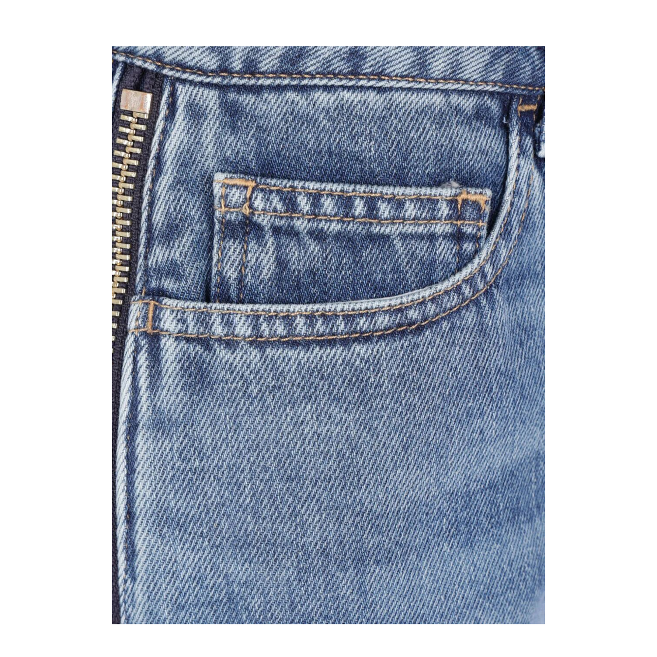 MAYFEYR - Elisabetta Franchi - Bermuda Jeans With Lateral Zip - PJ18I61E2104