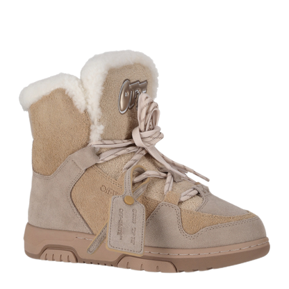 MAYFEYR - Off-White - Winter Boot Dark Sand Oat - OWIY001F25LEA0016C68