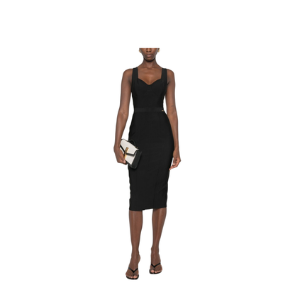 MAYFEYR - Elisabetta Franchi - Dresses Black - AB98566E2110