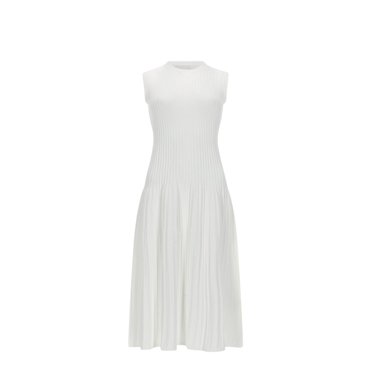 Sleeveless Knitted Midi Dress