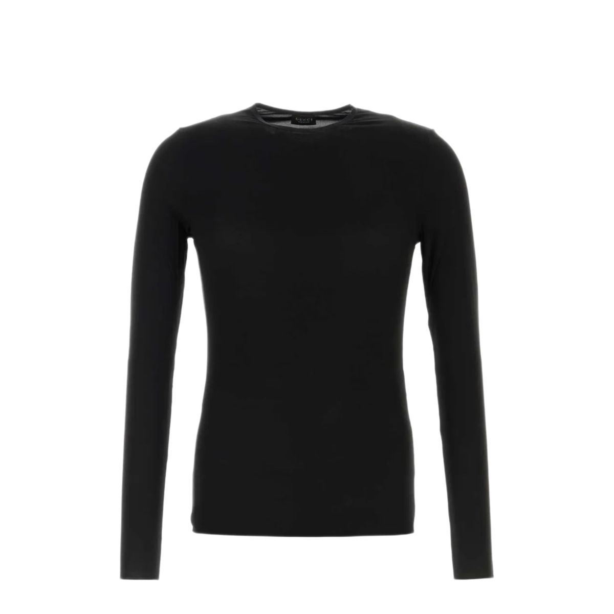 MAYFEYR - Gucci - Black Crew Neck Knit In Viscose Blend - 875147XJHV91000