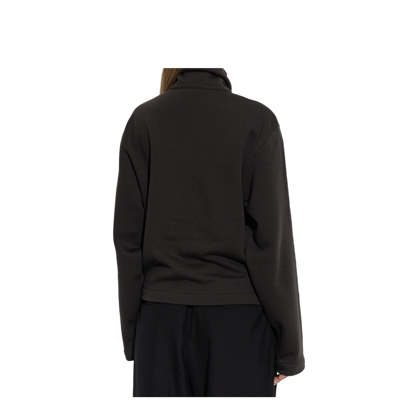 Cotton Blend Half-Zip Sweater