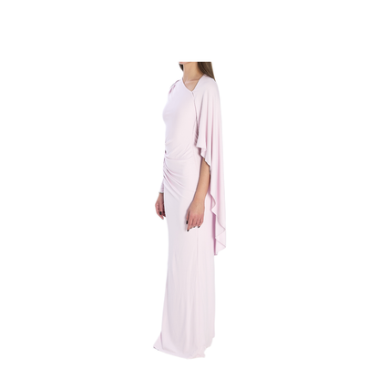 MAYFEYR - Self Portrait - Jersey Drape Midi Dress - RS26505XPINK