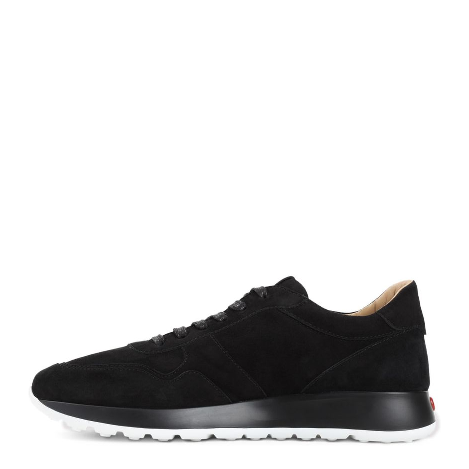 Black Lace-Up Fastening Shoes