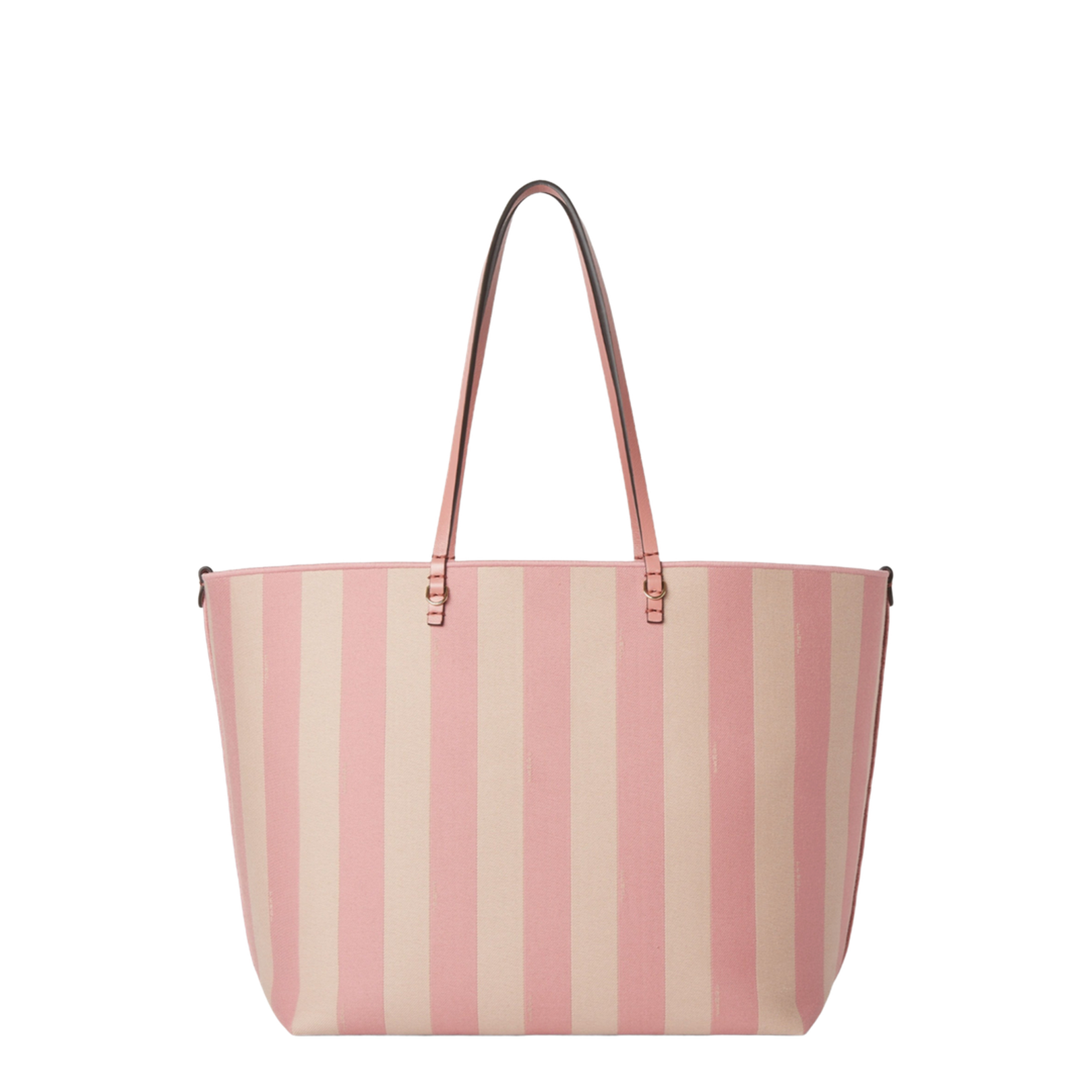 Roll Large Canvas Tote Bags - Pastel pink