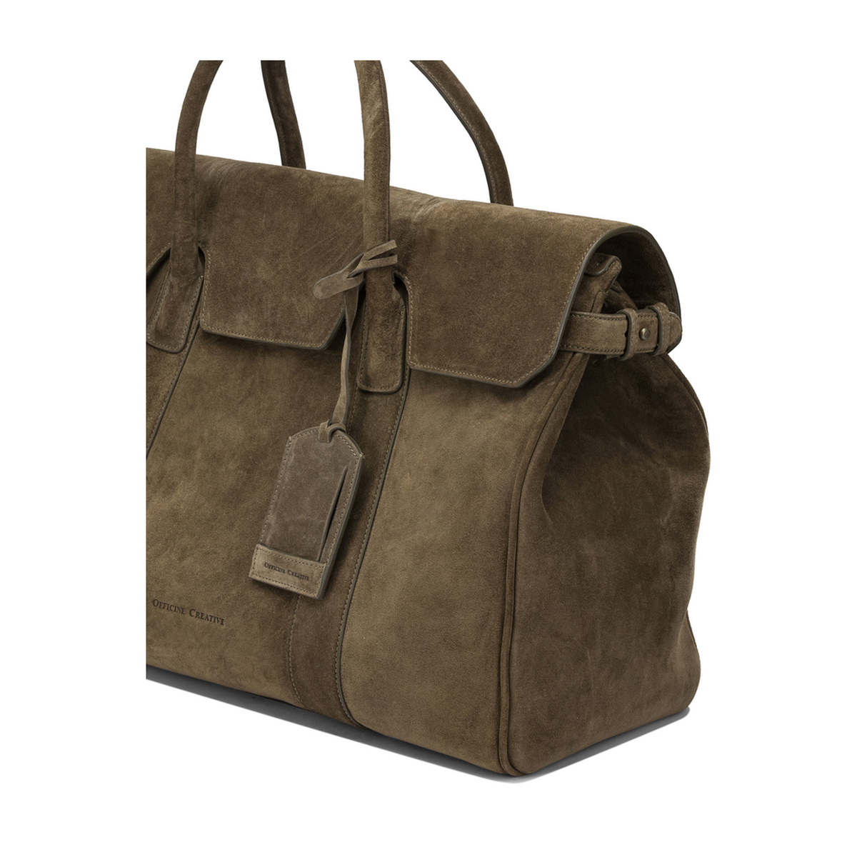 MAYFEYR - Officine Creative - Bostonian 001 Travel Bag - BOSTONIAN001LCACHEMIREOLIVE