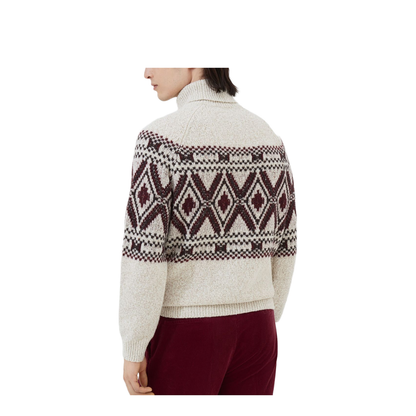 Geometric Jacquard Sweater