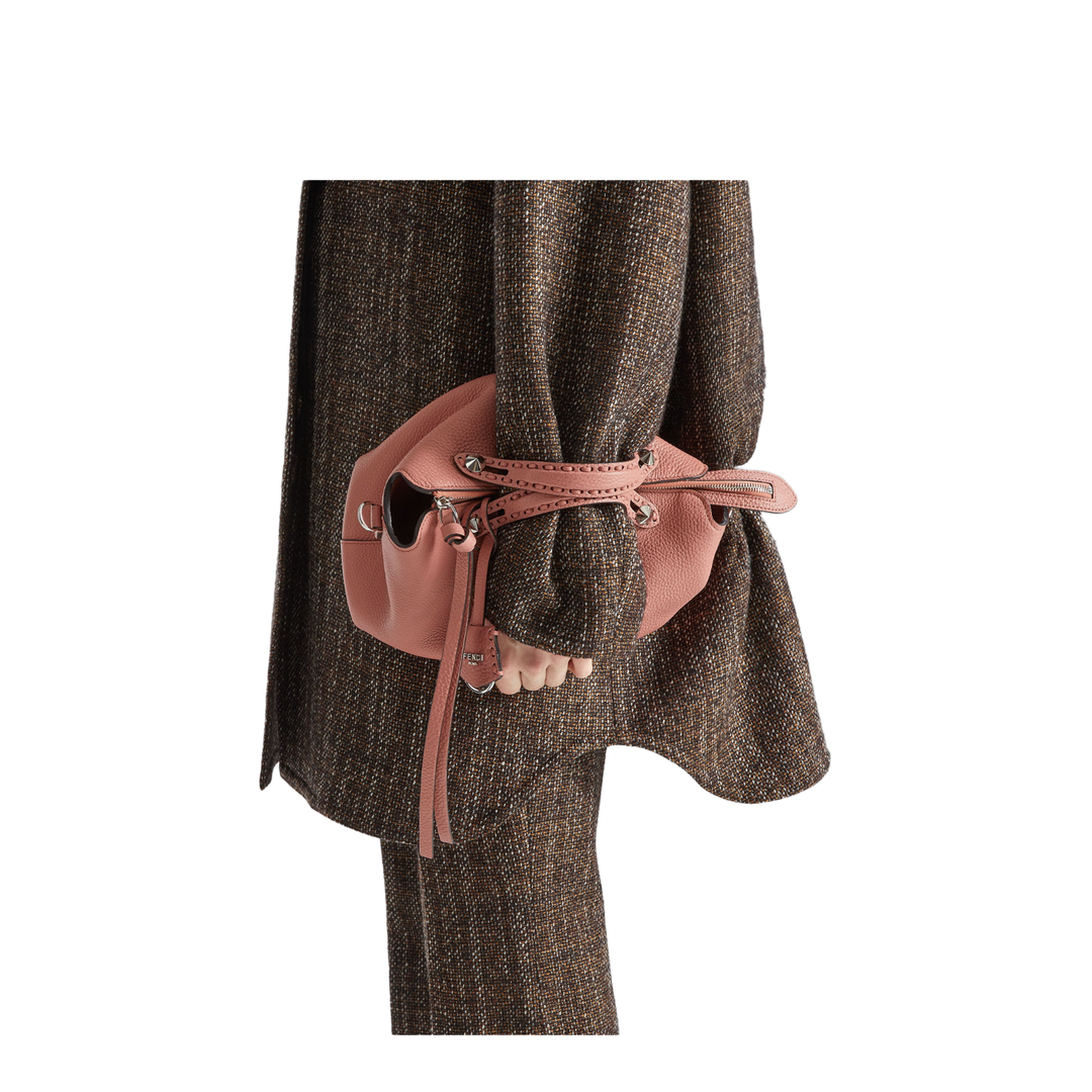 By The Way Selleria Medium Cuoio Romano Leather Pink