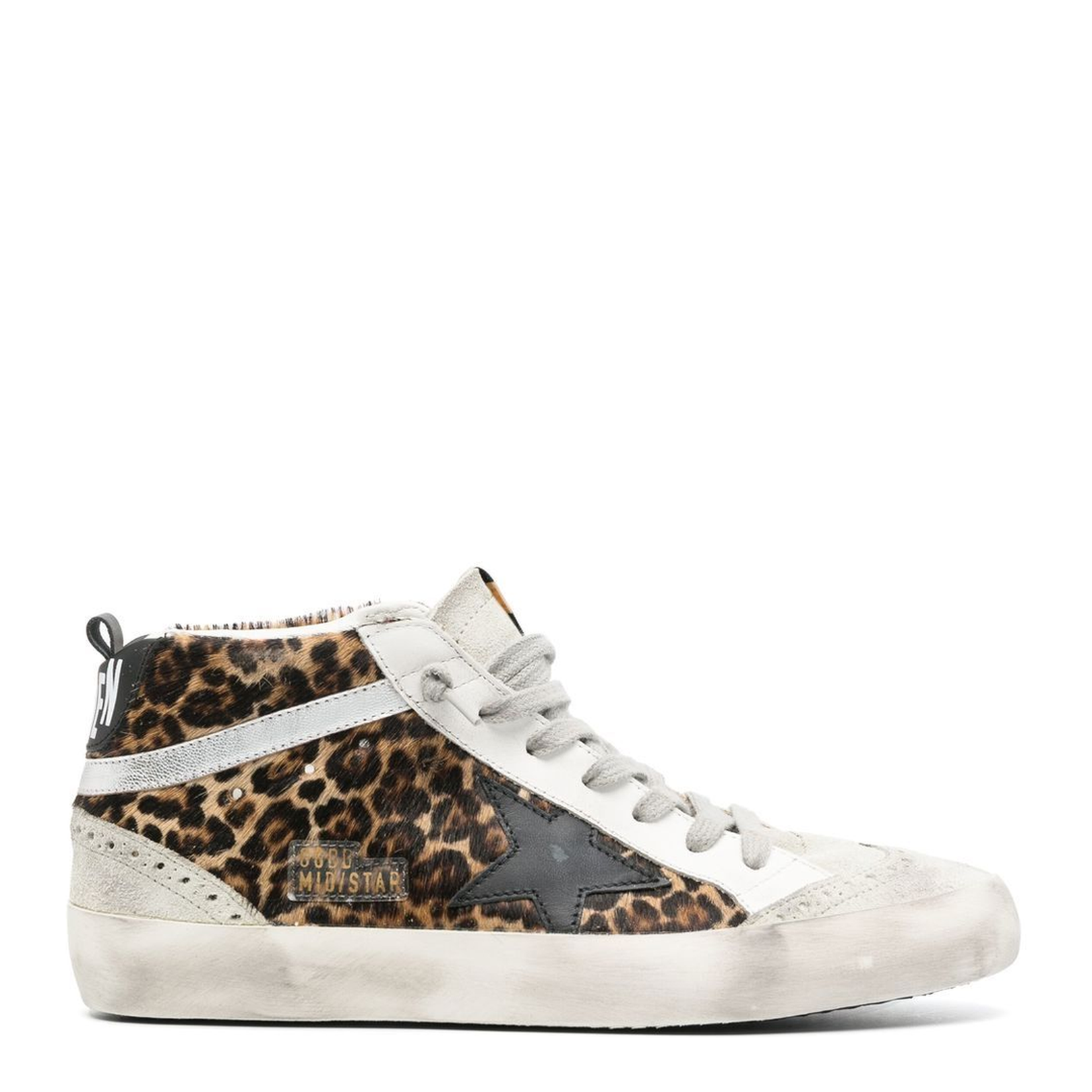 Mid Star Leather Sneakers