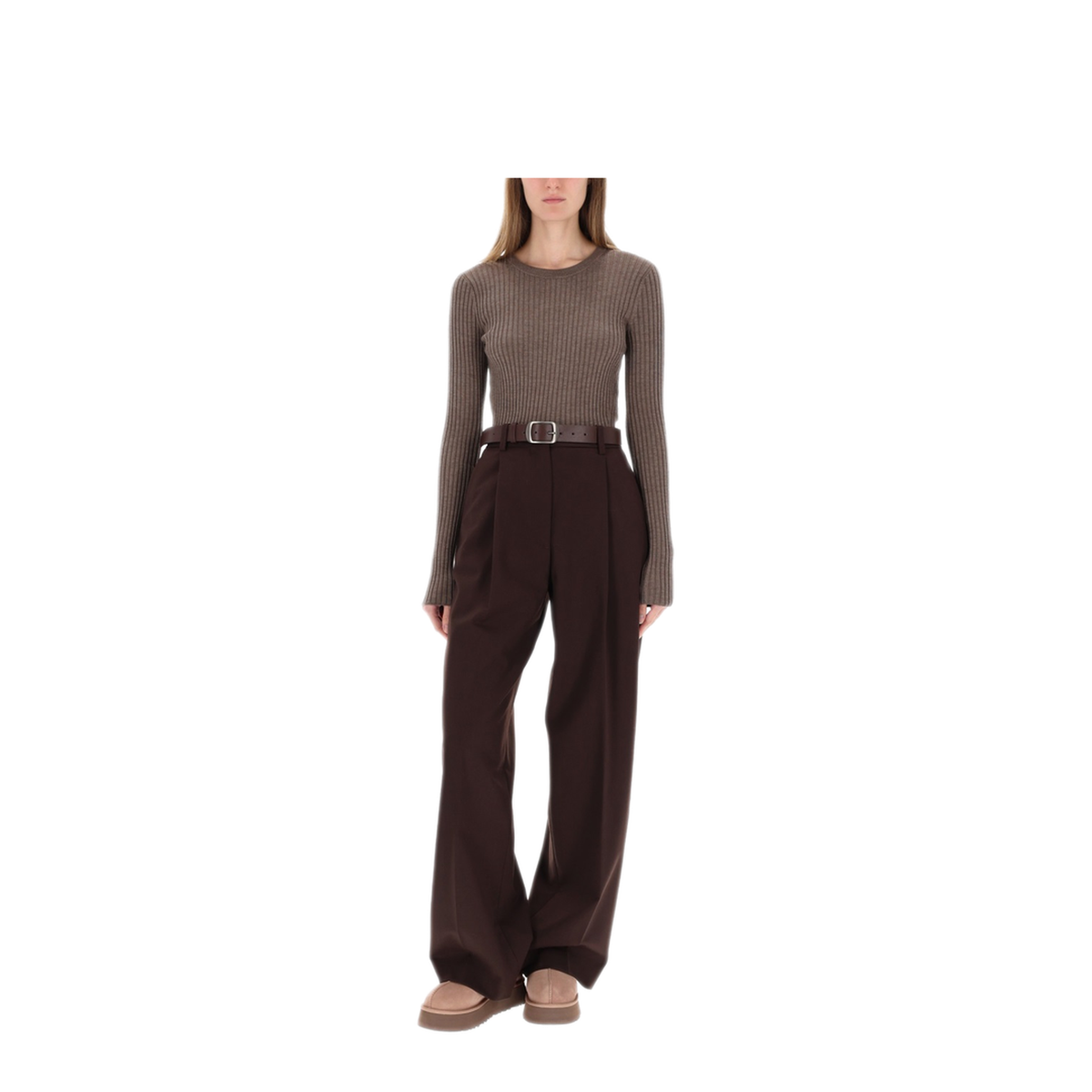 MAYFEYR - HELMUT LANG - Ribbed Top With Open Back - P06HW70421G