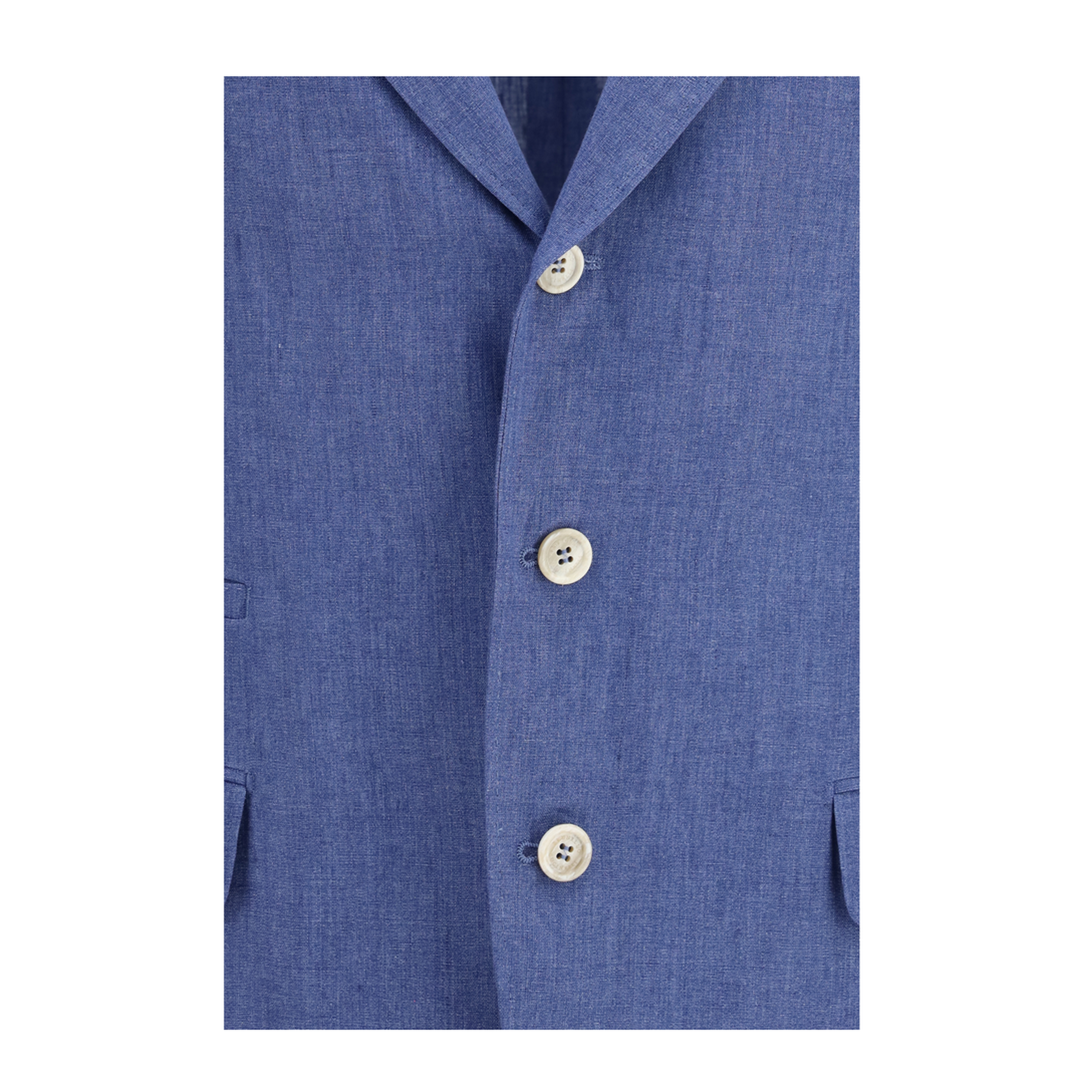 MAYFEYR - Brunello Cucinelli - Deconstructed Single Breasted Jacket In Melange Linen - MB4307BTDC013
