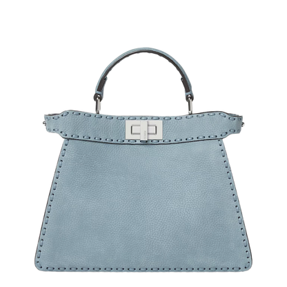 Peekaboo ISeeU Small Cuoio Romano Leather Light Blue