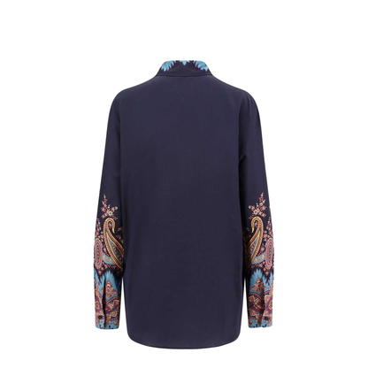 Silk Shirt Floral Print
