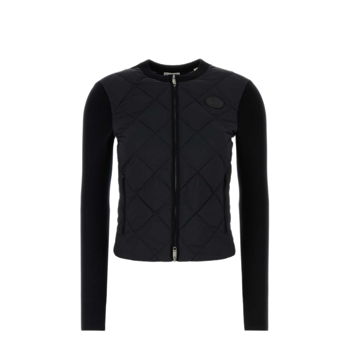 MAYFEYR - Burberry - Black Wool And Nylon Cardigan - 8122572A1189