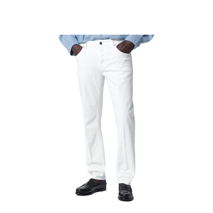 MAYFEYR - PT Torino - White Reggae Tapered Trousers - C5TP05B0OA14T0Y018