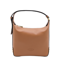 Calfskin Shoulder Bag - Brown