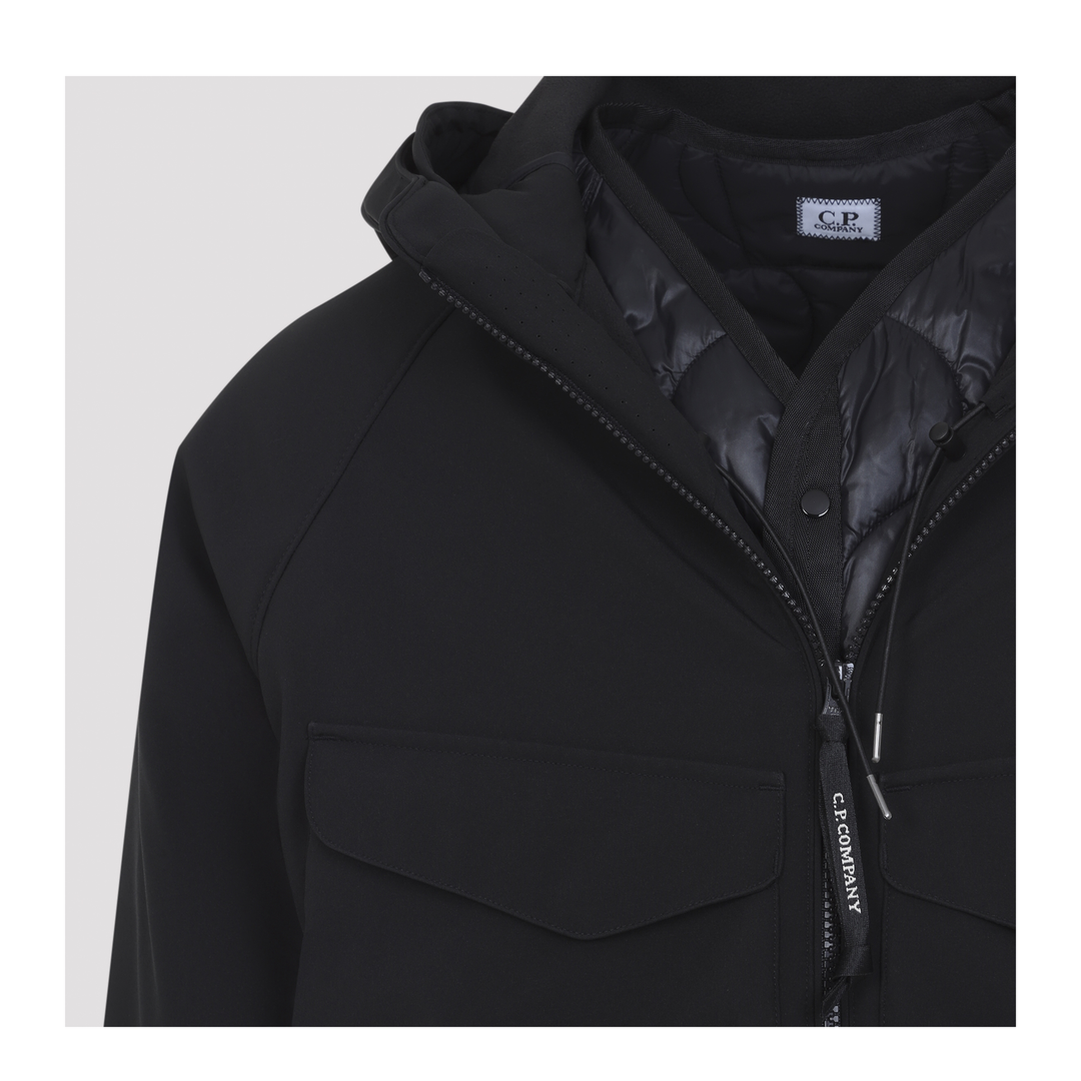 MAYFEYR - CP COMPANY - Shell Padded Hooded Lens Jacket - 21CMOW004A006097A999