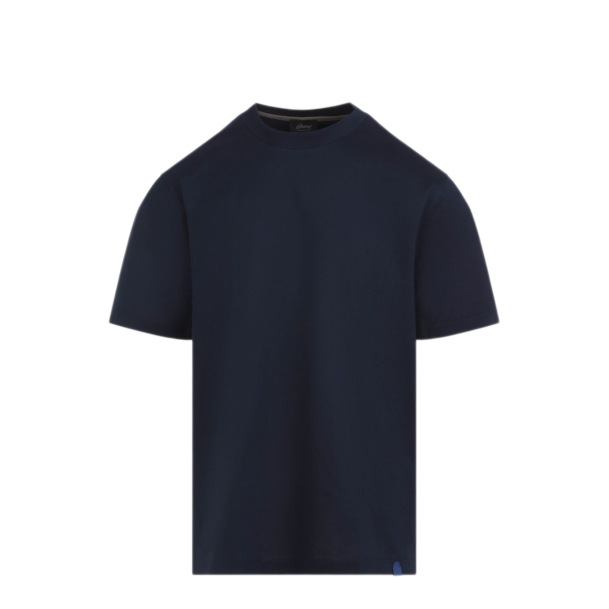 MAYFEYR - Brioni - Navy Blue Crew Neck T Shirt - UJSY0LOD6204100
