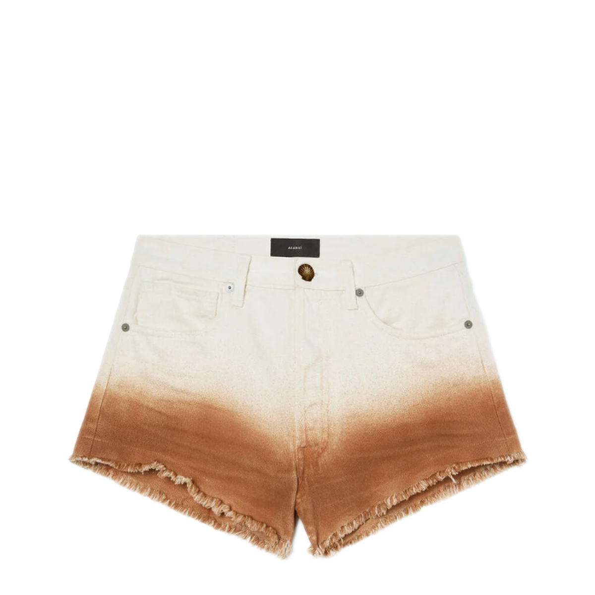 MAYFEYR - Alanui - Shades Of Eden Denim Shorts Off White - LWYC009R26DEN0020373