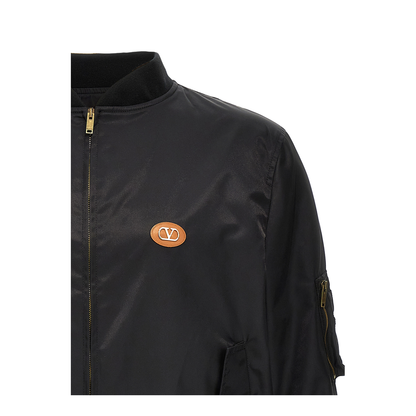 Logo Bomber Jacket
