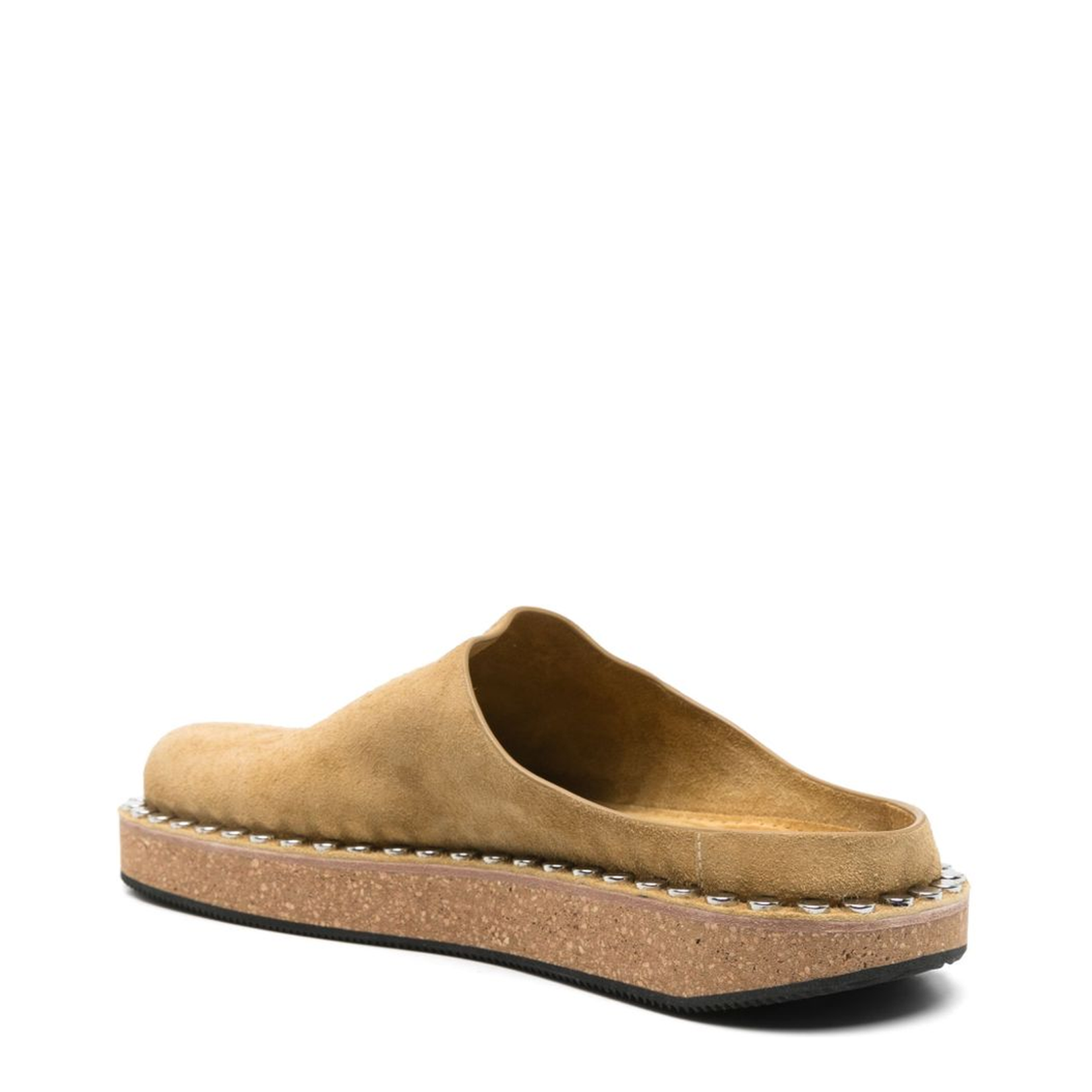 Rivet Suede Mules