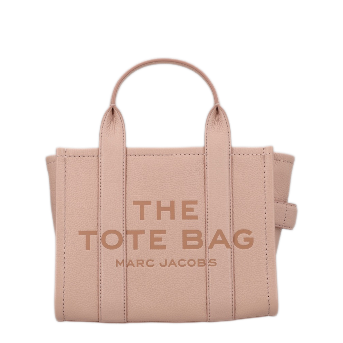 Small Calf Leather Tote - Pink