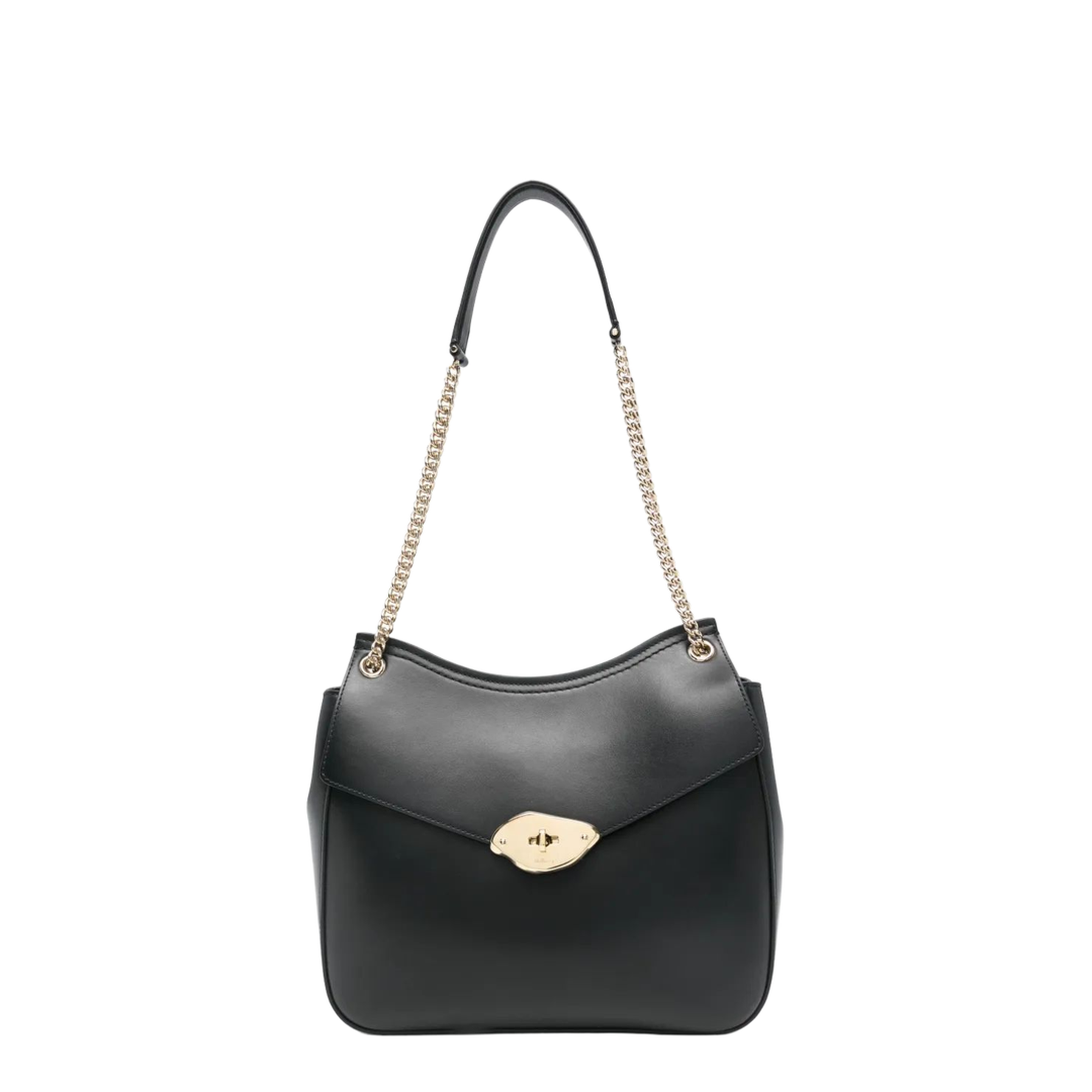 Lana Chain Shoulder High Gloss Leather