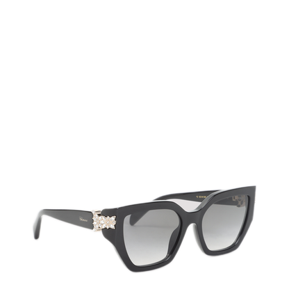 MAYFEYR - CHOPARD EYEWEAR - Black Acetate Sunglasses - SCH418S0700