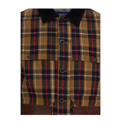 MAYFEYR -  - Lightweight Check Jacket - WPJ024W251BGEBLKREDX