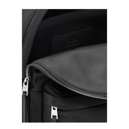 Black Nylon Canvas Marcel Backpack