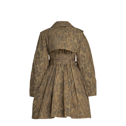 MAYFEYR - Ganni - Animal Print Trench Coat - A1010189ZZT