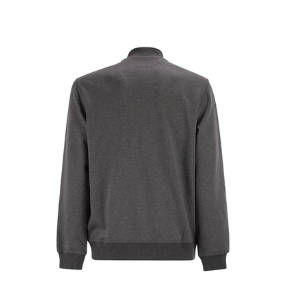Techno Cotton Fleece Topwear with Zip
