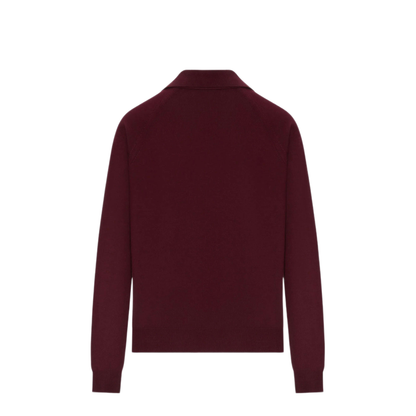 Virgin Wool Cardigan With Collar