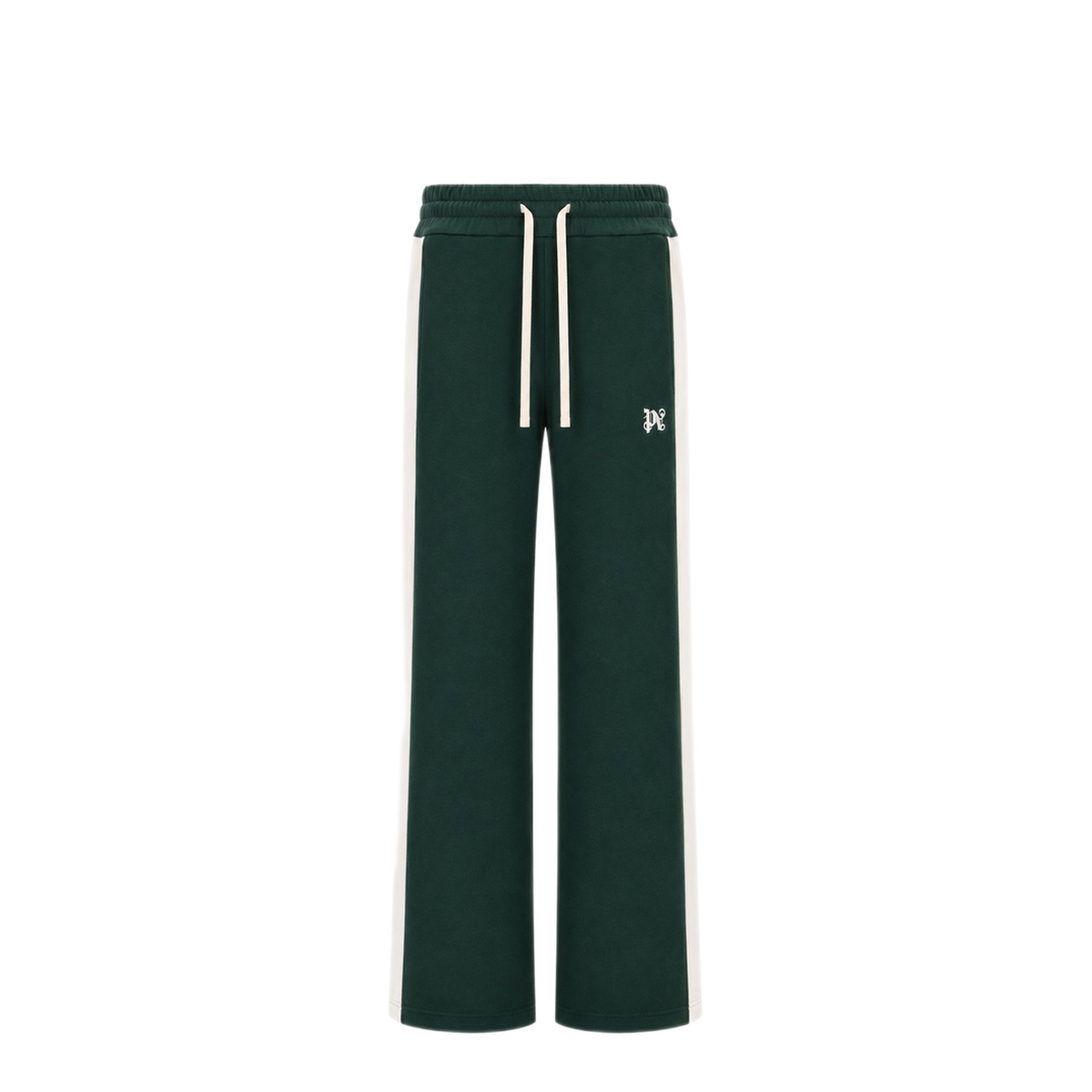 MAYFEYR - Palm Angels - Monogram Colorblock Sweatpant Dark Green - PWCH028F25FAB0015203