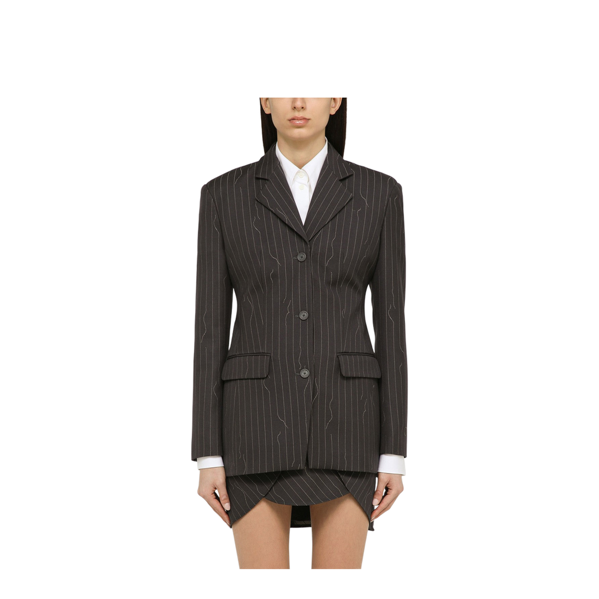 Pinstripe Blazer