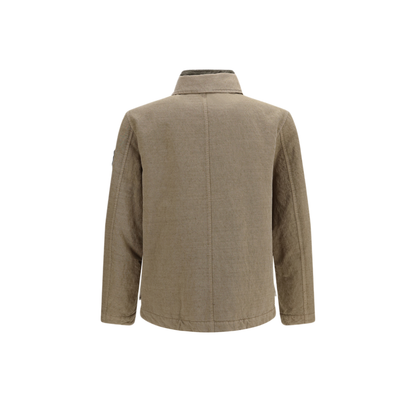 MAYFEYR - Stone Island - Padded Cotton And Wool Blend Jacket - L2S154100043S0455V0094
