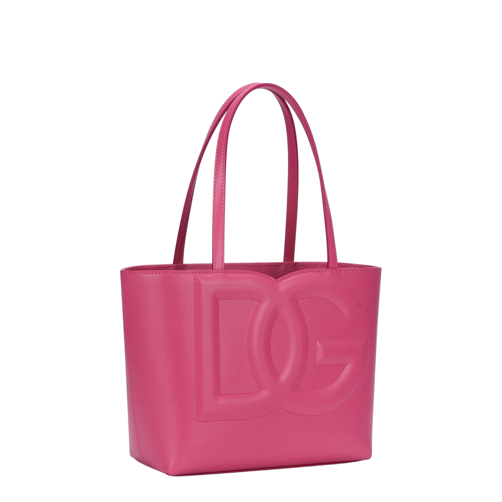 Calfskin DG Logo Bag Shopper in Lilac