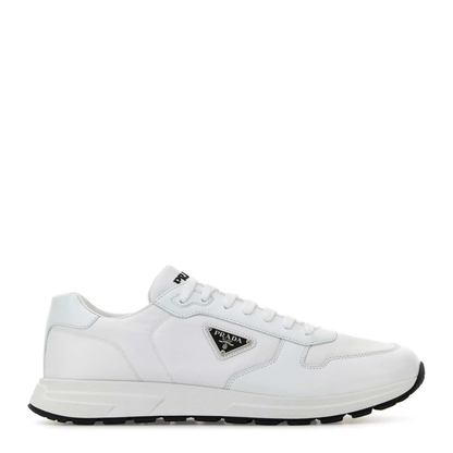 MAYFEYR - Prada - White Nylon And Leather Prax Sneakers - 2EE443FG0003LF5F0964