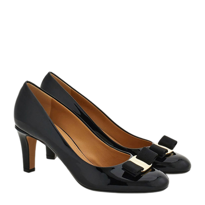 MAYFEYR - Ferragamo - Carla 70 Naplak Vara Bow Pump - 01L2180790800