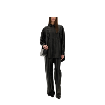 MAYFEYR - MICHAEL BY MICHAEL KORS - Leather Pants - MR53065FAF001BLACK
