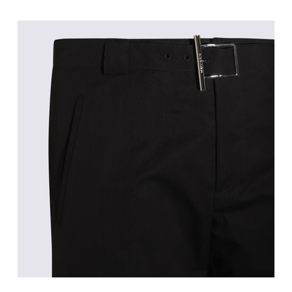 Pants with T-Bar Belt