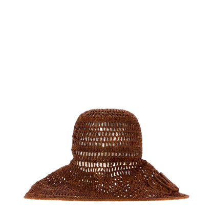 MAYFEYR - Chloè - Chlo Summer Banana Brown Raffia Hat - CH26AHL01NRF26M