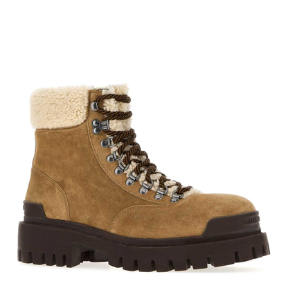 MAYFEYR - Balenciaga - Camel Suede Winter Ankle Boots - A006QFWCG822290