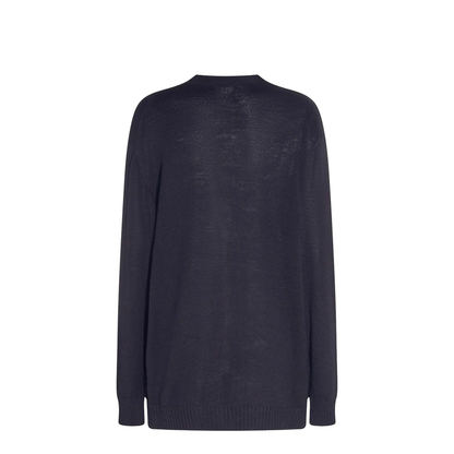 Dark Blue Wool Knitwear