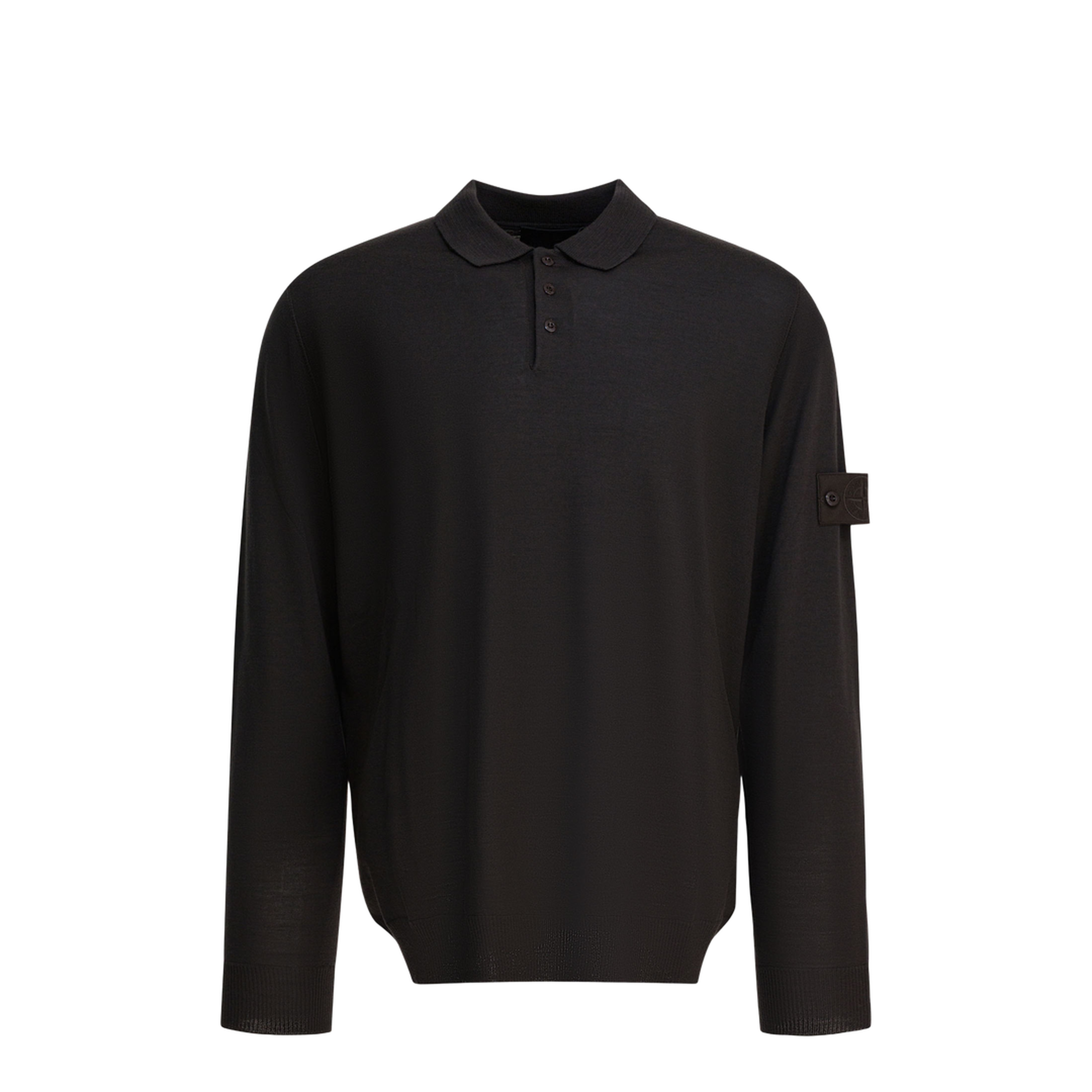 MAYFEYR - Stone Island - Wool Polo Sweater - 5100076S00FCV0070