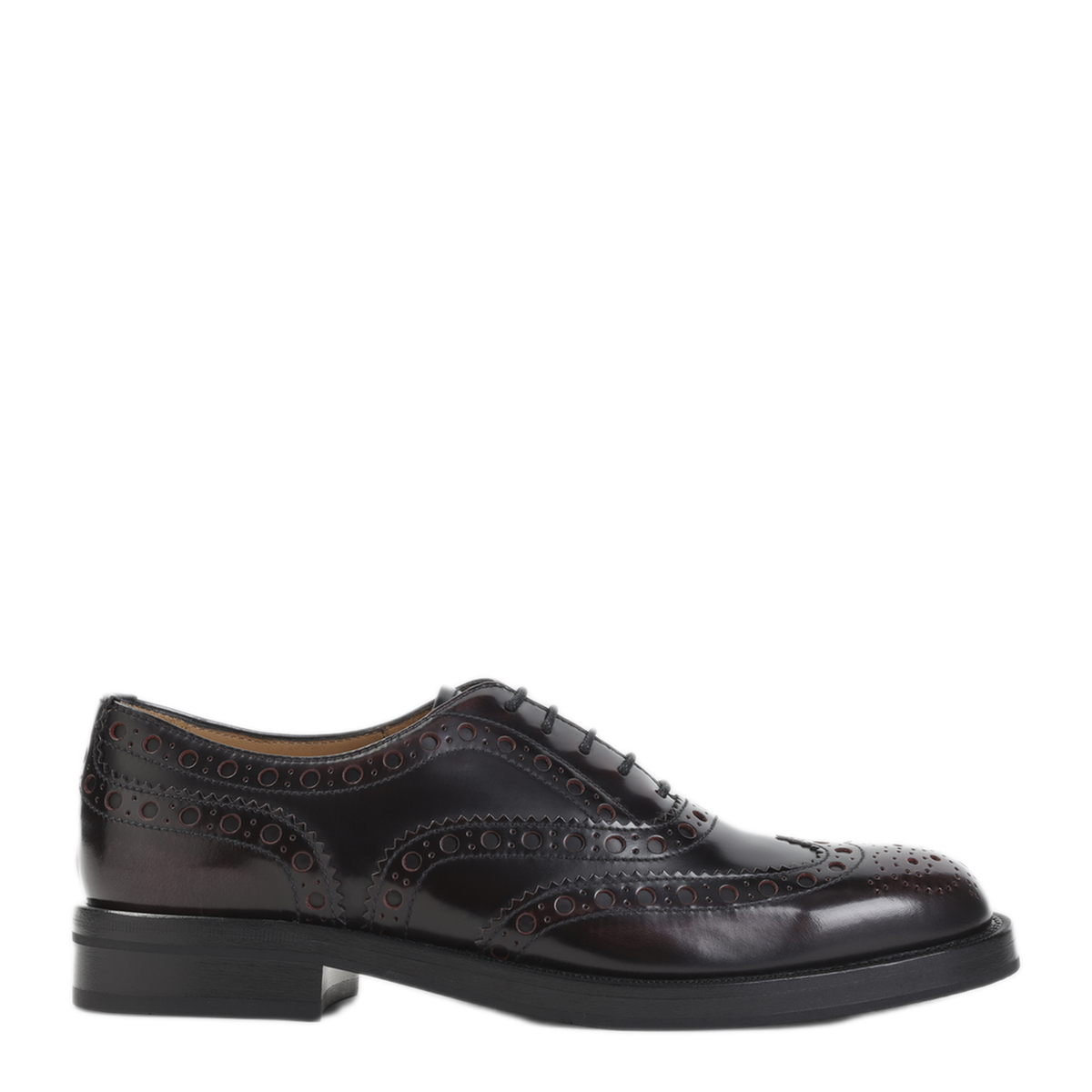 MAYFEYR -  - Brogue Oxford Shoes In Dark Burgundy - DE03059EMF0ADY