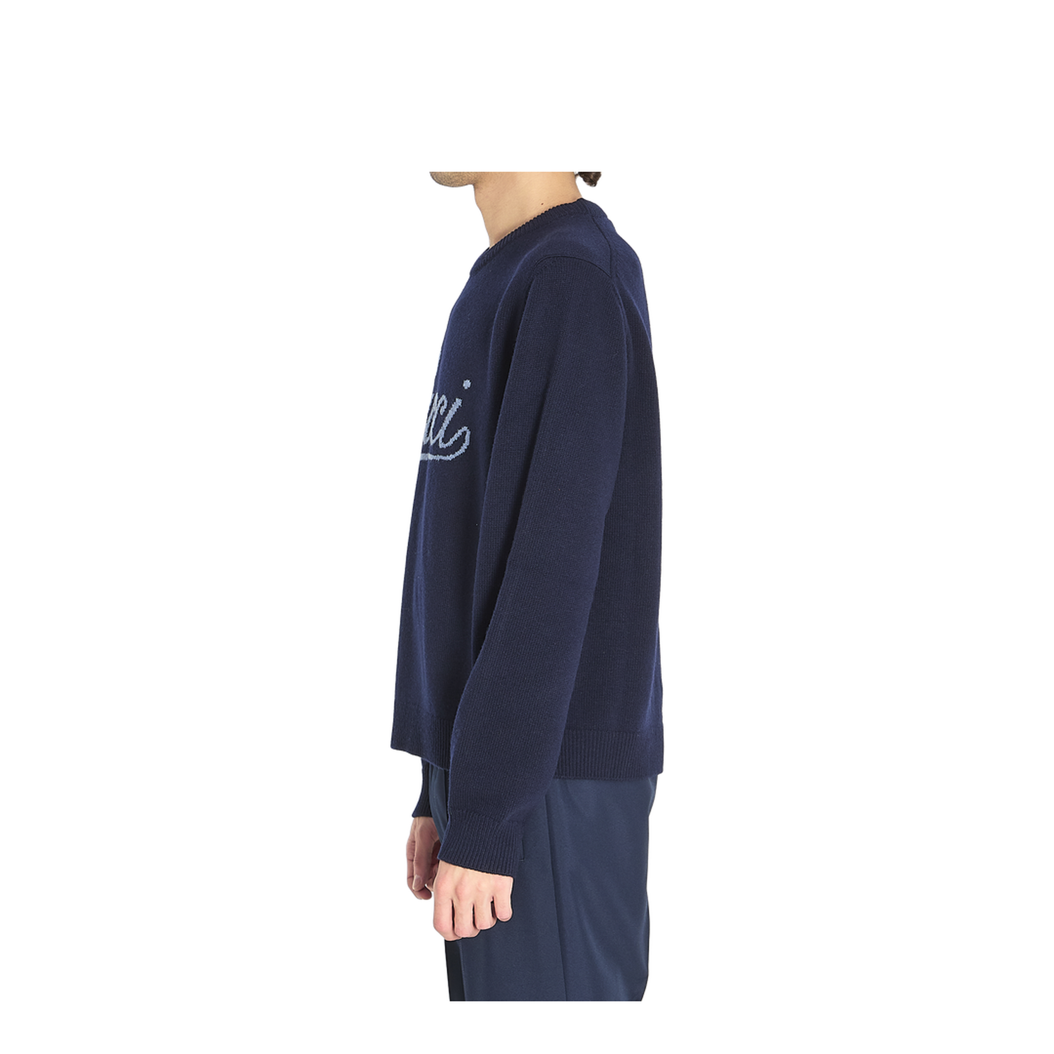 Midnight Blue Wool Sweater
