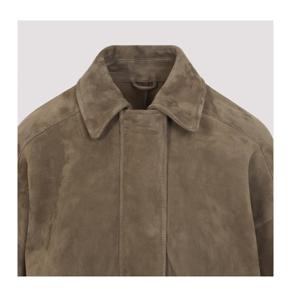 MAYFEYR - Brunello Cucinelli - Suede Leather Jacket - MPCAI7594P