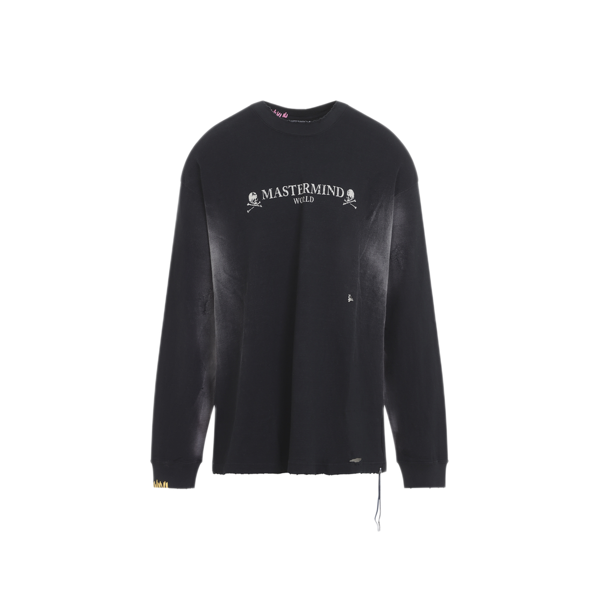 MAYFEYR - MASTERMIND WORLD - Og Vintage Ls Tee - MW26SE2TS006012BLACK