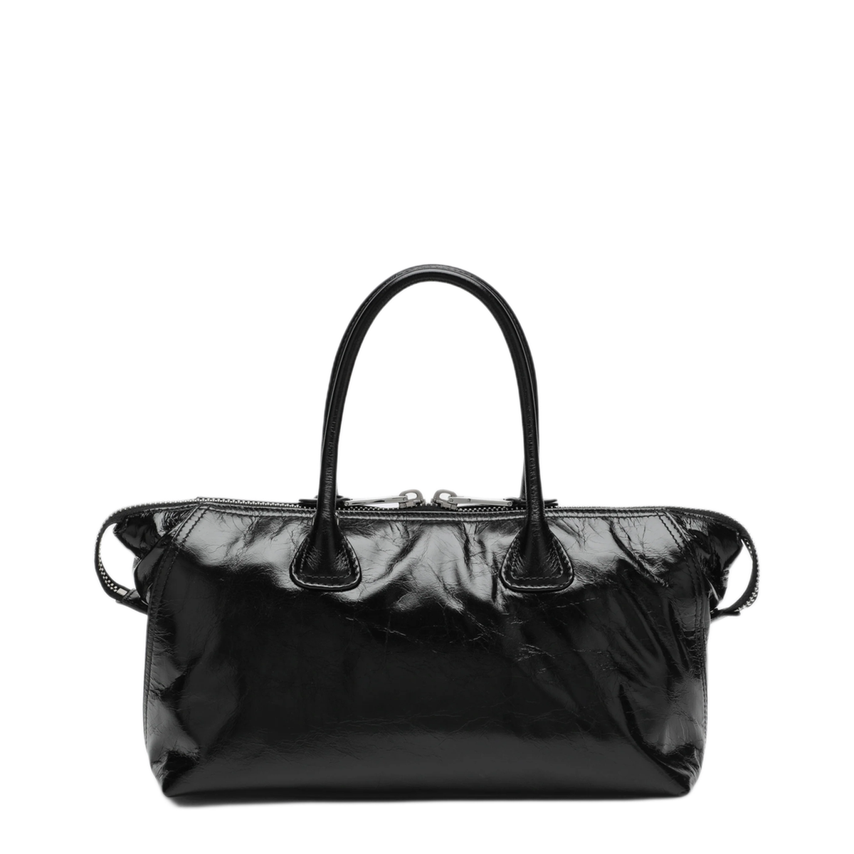MAYFEYR - Miu Miu - Black Glossy Leather Handbag - 5BA335OOO2A44F0002